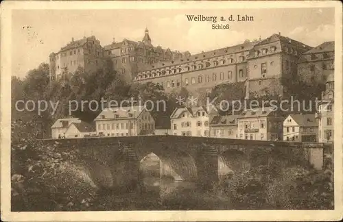 Weilburg Schloss Bruecke Kat. Weilburg