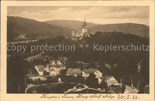 Koenigstein Taunus Herzog Adolf Anlage Kat. Koenigstein im Taunus