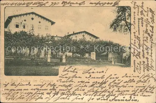 dg30041 Bad Soden Taunus Kurhaus Kategorie. Bad Soden am Taunus Alte Ansichtskarten