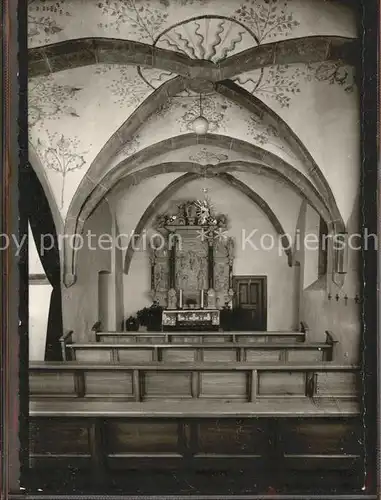 Oerlinghausen Kirche innen Kat. Oerlinghausen