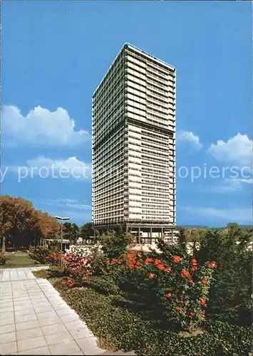 Bonn Rhein Alte Bundeshauptstadt Abgeordneten-Hochhaus / Bonn /Bonn Stadtkreis