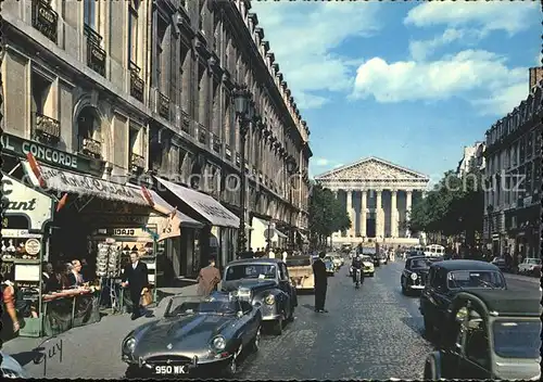 Paris la rue Royale eglise de la Madeleine / Paris /Arrond. de Paris