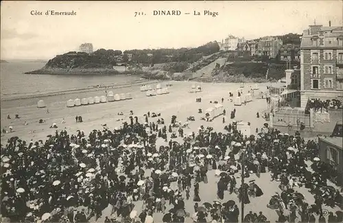 hw05865 Dinard Ille et Vilaine Bretagne Plage Kategorie. Dinard Alte Ansichtskarten