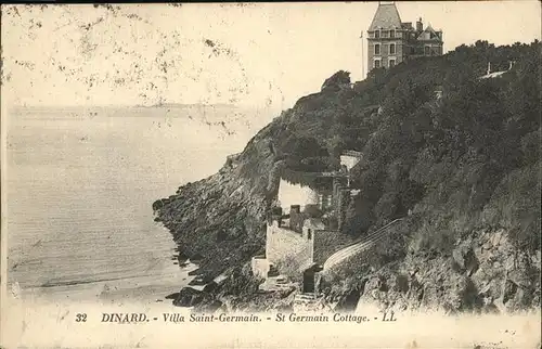 hw06002 Dinard Ille et Vilaine Bretagne Villa Saint-Germain Kategorie. Dinard Alte Ansichtskarten