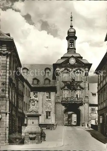 Bamberg altes Rathaus Kat. Bamberg