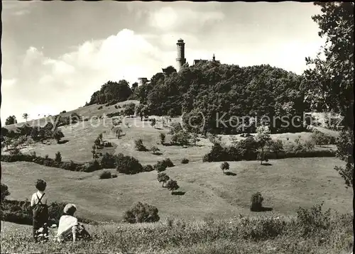 Bamberg Altenburg von Suedost Wiese Kat. Bamberg