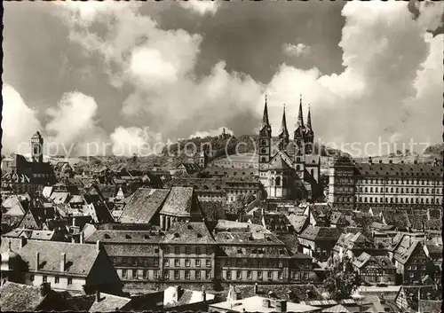 Bamberg Blick auf die Altstadt und Dom Kat. Bamberg
