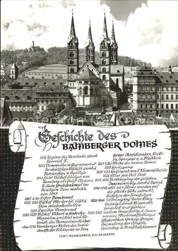 Bamberg Gedichte des Doms Kat. Bamberg