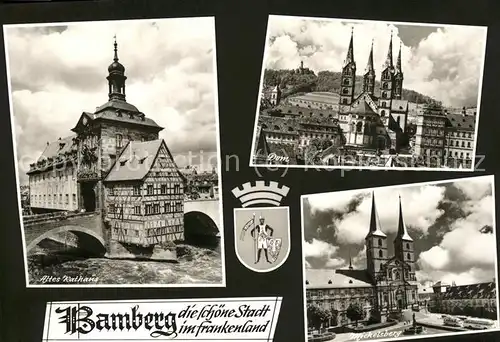 Bamberg schoenste Stadt im Frankenland Kat. Bamberg