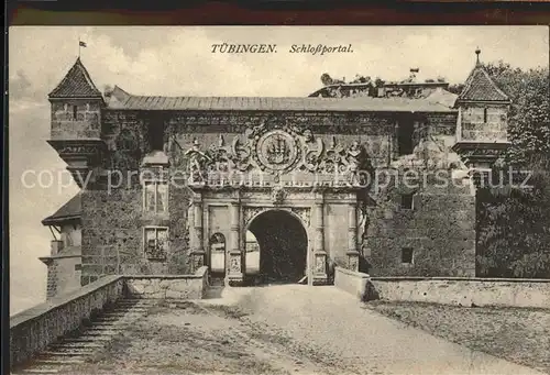 Tuebingen Schlossportal Kat. Tuebingen