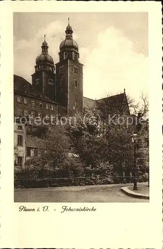 Plauen Vogtland St. Johanniskirche Kat. Plauen