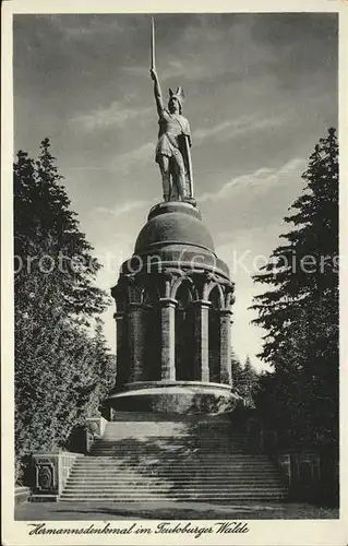 kk75348 Hermannsdenkmal Hermannsdenkmal Kategorie. Detmold Alte Ansichtskarten