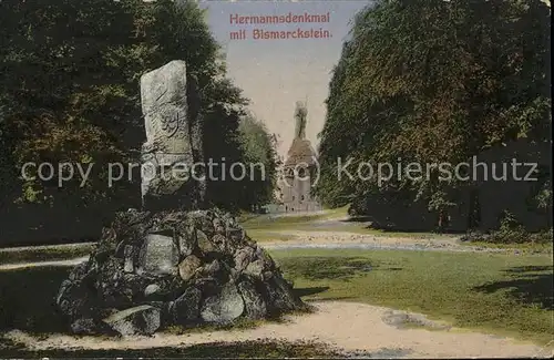 kk75366 Hermannsdenkmal Hermannsdenkmal Gedenkstein Kategorie. Detmold Alte Ansichtskarten