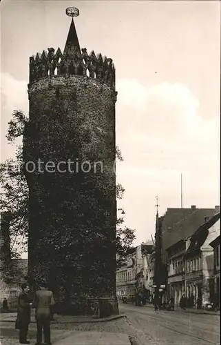 Brandenburg Havel Plauer Tor Turm Kat. Brandenburg