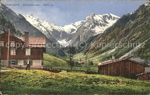 Spielmannsau Dorfpartie Kat. Oberstdorf