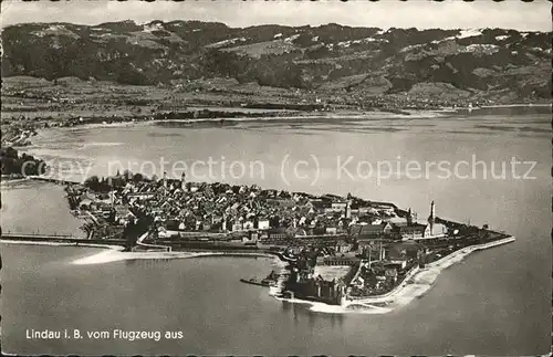 Lindau Bodensee Fliegeraufnahme Kat. Lindau (Bodensee)