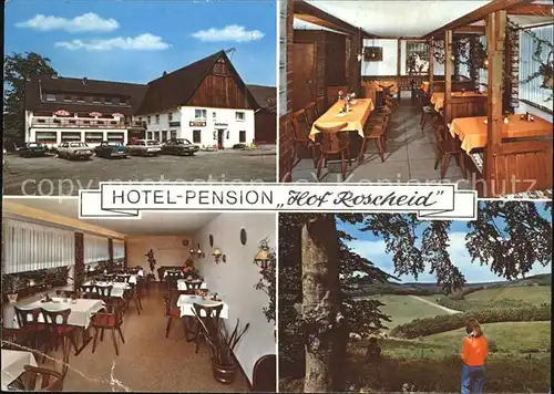 Roscheid Eifel Hotel Pension Hof Roscheid Gastraeume Kat. Roscheid