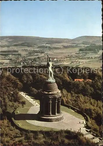 kk80260 Hermannsdenkmal Hermannsdenkmal Kategorie. Detmold Alte Ansichtskarten