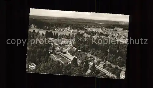 Villingen-Schwenningen Blick auf die Kuranlagen Fliegeraufnahme / Villingen-Schwenningen /Schwarzwald-Baar-Kreis LKR