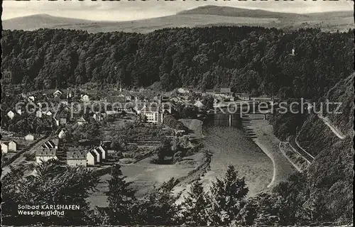 Bad Karlshafen Gesamtansicht Solbad Weserbergland Kat. Bad Karlshafen