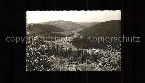 Bad Herrenalb Blick ins Gaistal Heilklimatischer Kurort Kat. Bad Herrenalb