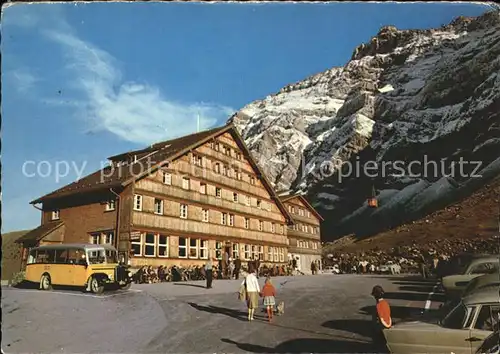 Schwaegalp mit Saentis Berggasthaus Appenzeller Alpen Kat. Schwaegalp