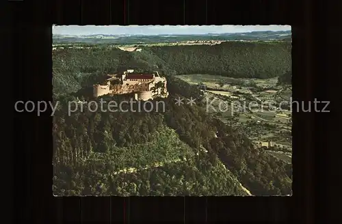 Neuffen Burg Hohenneuffen Fliegeraufnahme Kat. Neuffen