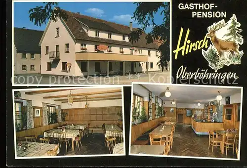 Oberboehringen Gasthof Pension Hirsch Kat. Bad ueberkingen