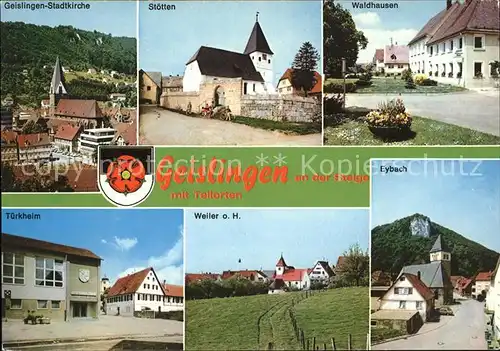 Geislingen Steige mit Teilorten Fuenftaelerstadt Schwaebische Alb Kat. Geislingen an der Steige