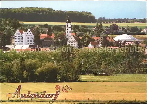 Aulendorf Ortsansicht mit Kirche Kneippkurort Kat. Aulendorf