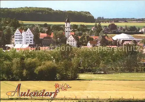 Aulendorf Ortsansicht mit Kirche Kneippkurort Kat. Aulendorf