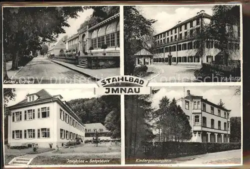 Bad Imnau Kursaal Badhaus Fuerstenbau Kindergenesungsheim Josephsbau Badgebaeude Stahlbad Kat. Haigerloch