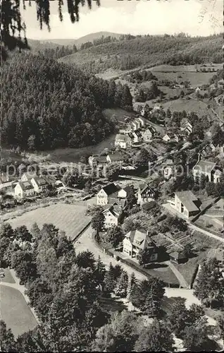 Schoenmuenzach Blick vom Verlobungsfelsen Kneipp Luftkurort Kat. Baiersbronn