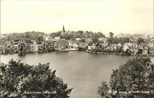 Malchow Blick vom Klosterturm Kat. Malchow Mecklenburg