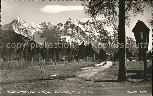 Wallgau Wegekreuz Karwendelgebirge Kat. Wallgau