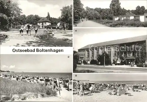 Boltenhagen Ostseebad Spielplatz Strand Campingplatz FDGB Erholungsheim Fritz Reuter Kat. Ostseebad Boltenhagen