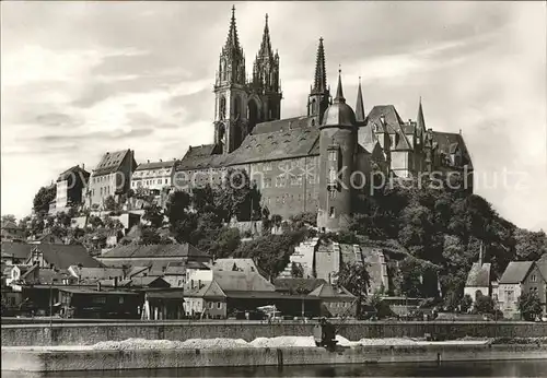 Meissen Elbe Sachsen Albrechtsburg und Dom Kat. Meissen