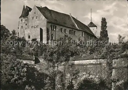 Nuernberg Burg von Westen Kat. Nuernberg