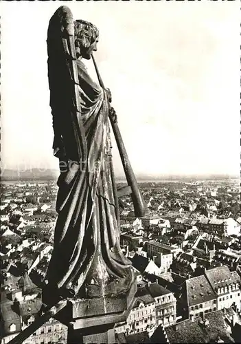 Freiburg Breisgau Muenster Engel mit Trompete Kat. Freiburg im Breisgau