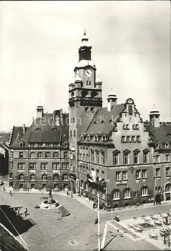 Doebeln Rathaus am Roten Platz Kat. Doebeln