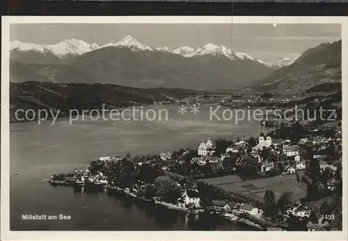 Millstatt Kaernten Seepanorama Kat. Millstatt Millstaetter See