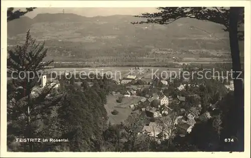 Feistritz Rosental Teilansicht Kat. Feistritz im Rosental