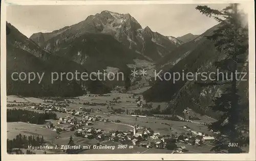 Mayrhofen Zillertal Gruenberg Kat. Mayrhofen