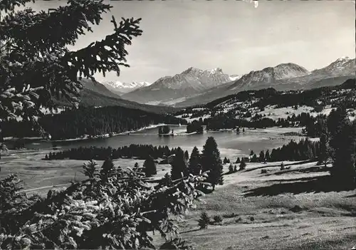 Lenzerheide Albula am Heidsee Alpenpanorama Kat. Lenzerheide