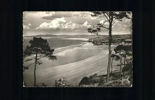 Douarnenez Les plages du Ris et de Tresmalaouen Chaine du Menez Hom Kat. Douarnenez