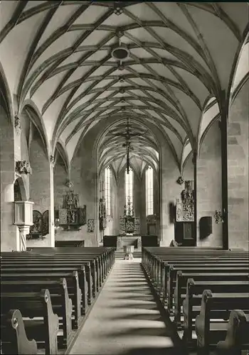 Schwaigern Inneres der Kirche Altar Kat. Schwaigern
