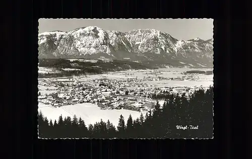 Woergl Angerberg Gesamtansicht mit Alpenpanorama Kat. Angerberg Tirol