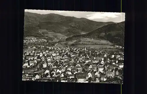 Waldkirch Breisgau Panorama Kat. Waldkirch