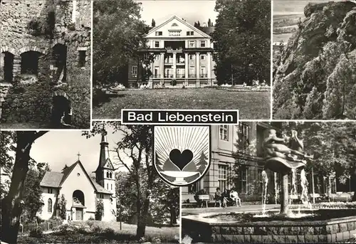 Bad Liebenstein Burgruine u.Morgentor Kat. Bad Liebenstein
