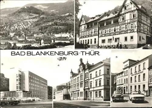 Bad Blankenburg Urlauber Wohnheim u.FDGB Erholungsheim am Markt Kat. Bad Blankenburg